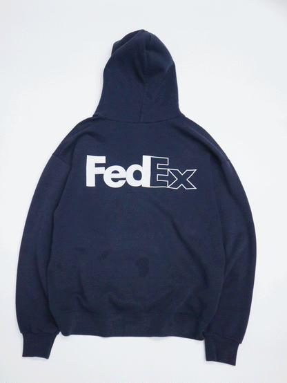 90's FedEx Full Zip Hoodie "Good Fade"