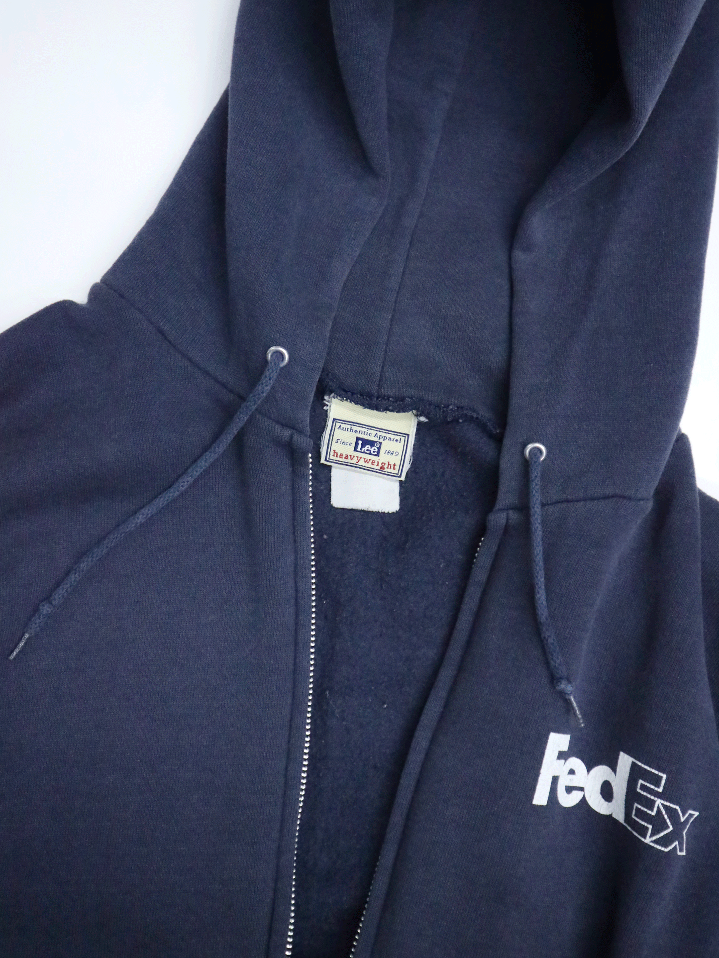 90's FedEx Full Zip Hoodie "Good Fade"