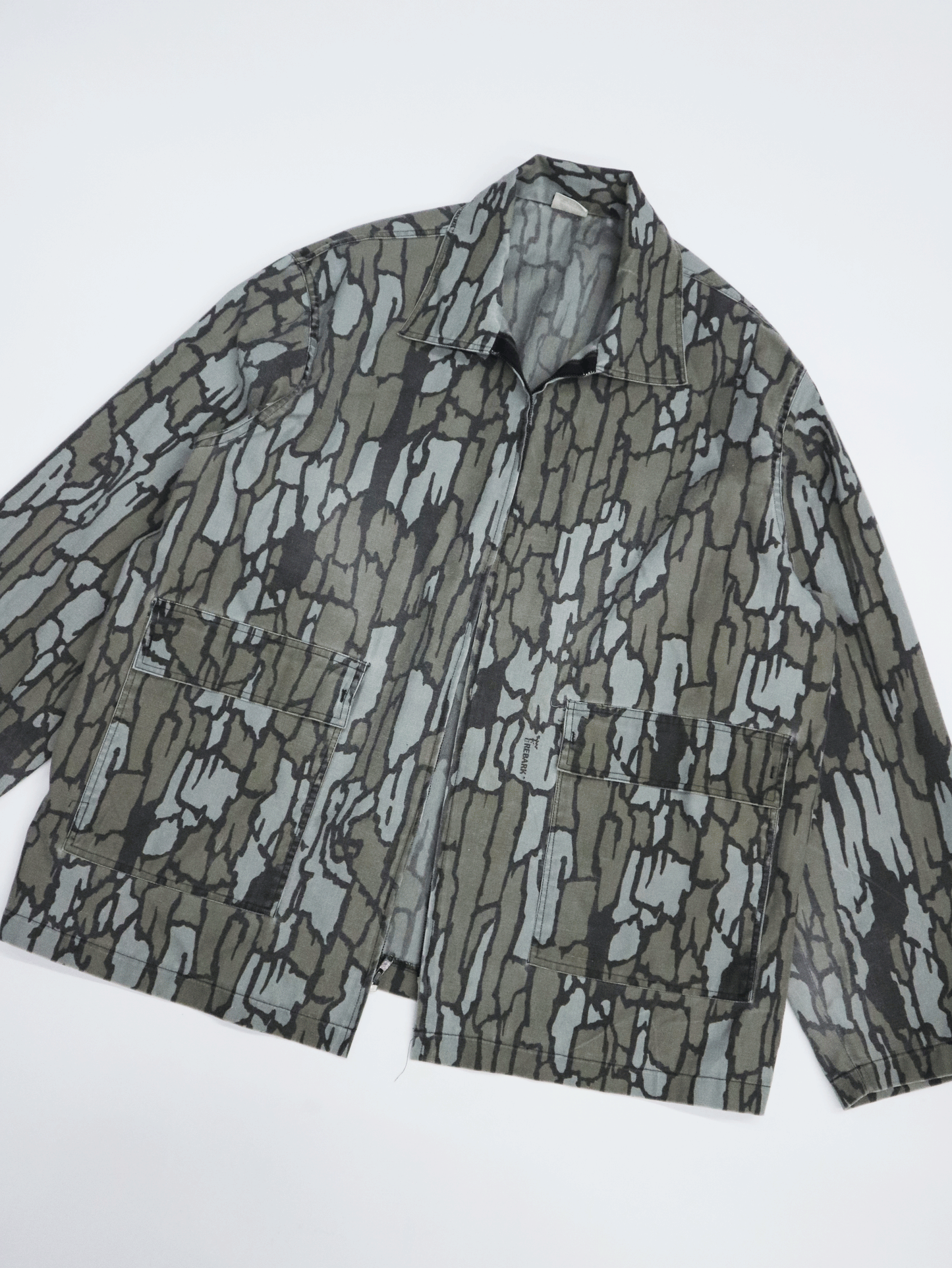 80's "TREBARK" Tree Camo Zip Up Jacket