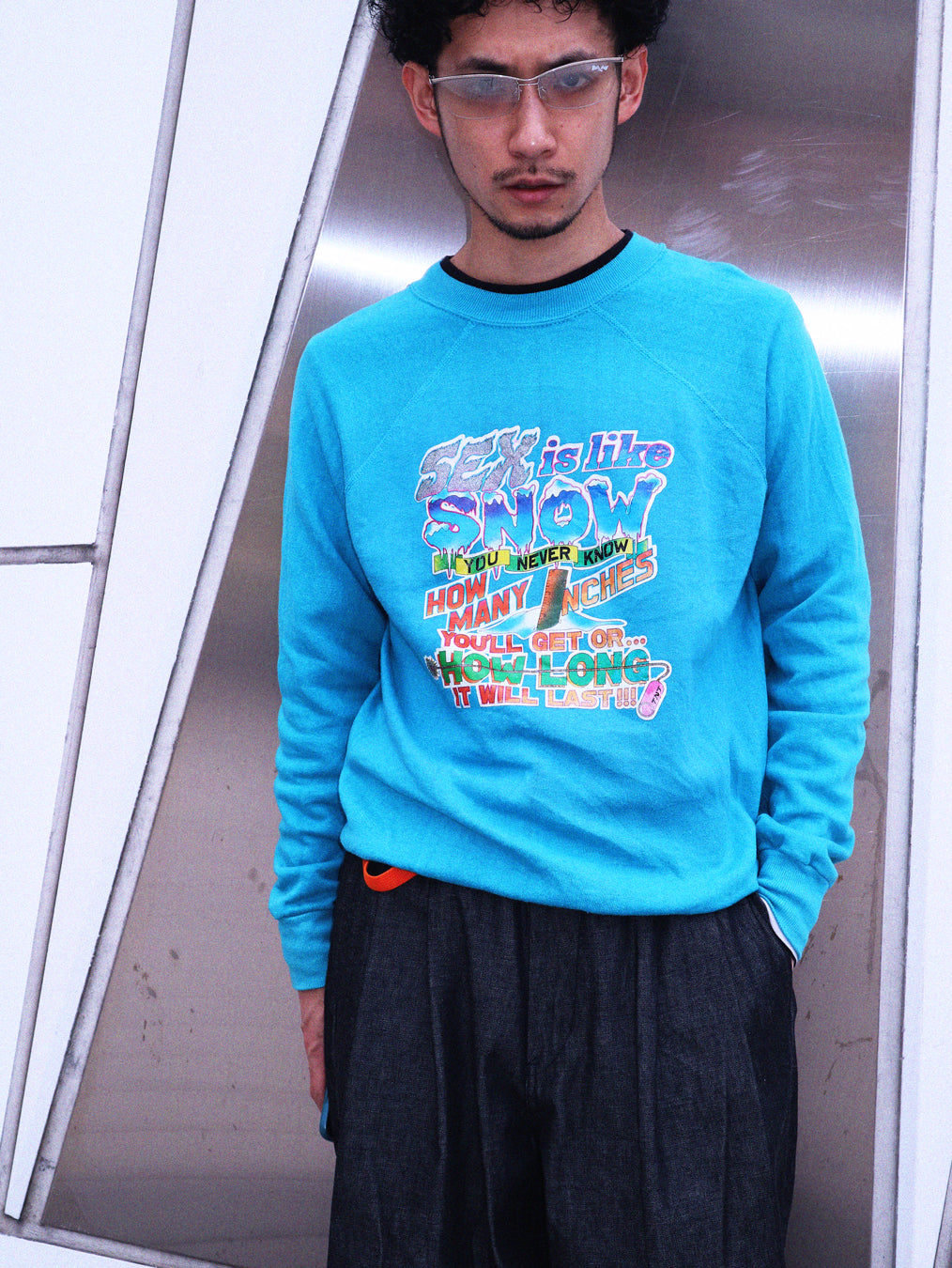 80's Vintage Message Sweat