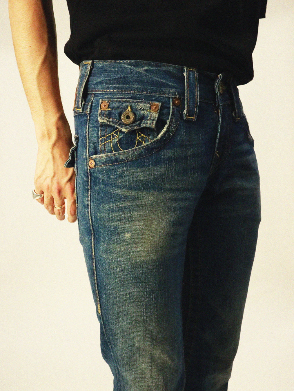 00's True Religion Denim Flare Pants