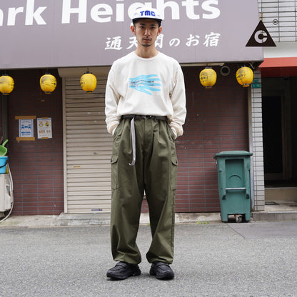 TMC / Two Seam SWT "2TONE" -Gray heather x Blue heather-